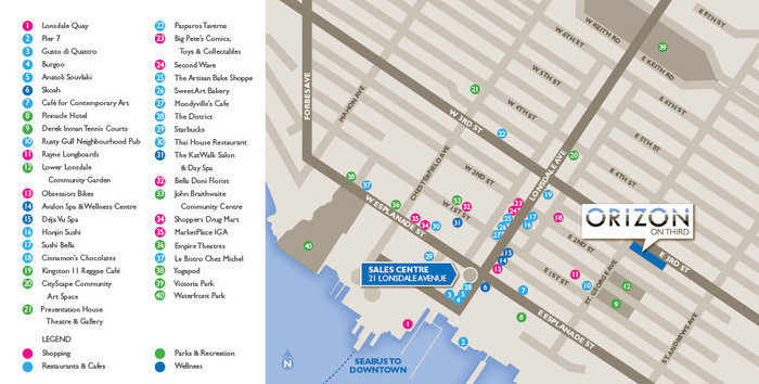 Orizon On Third location map 1