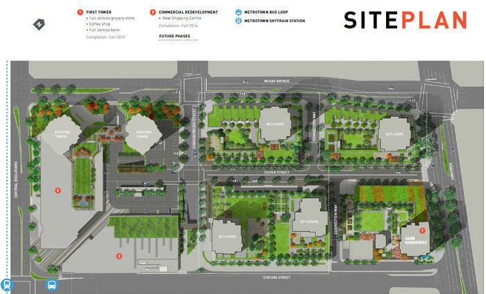 Station Square Tower 1 location map 2