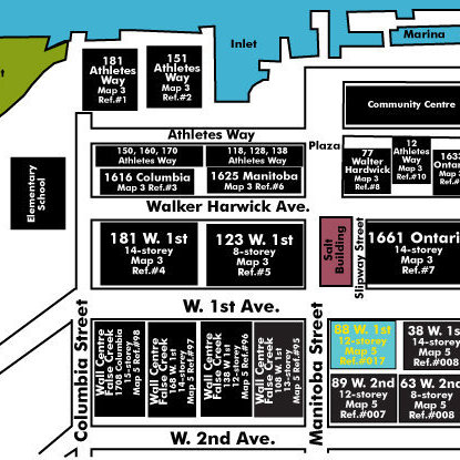 The One location map 2