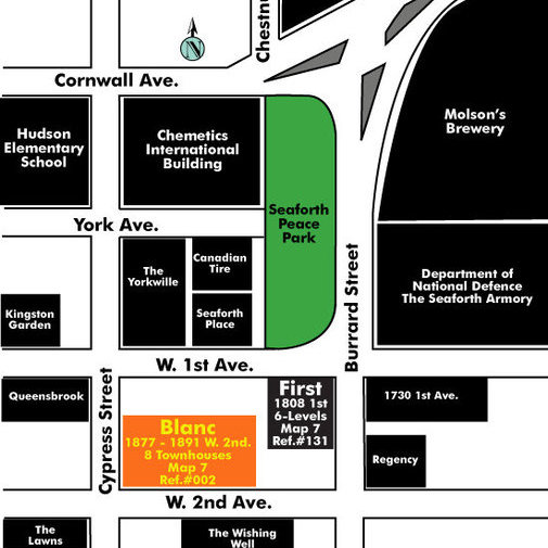 Blanc location map 1