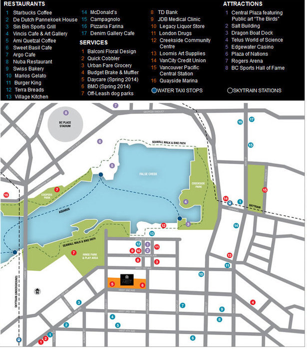 Epic at West location map 1