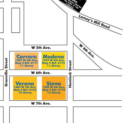 Modena Of Portico location map 1