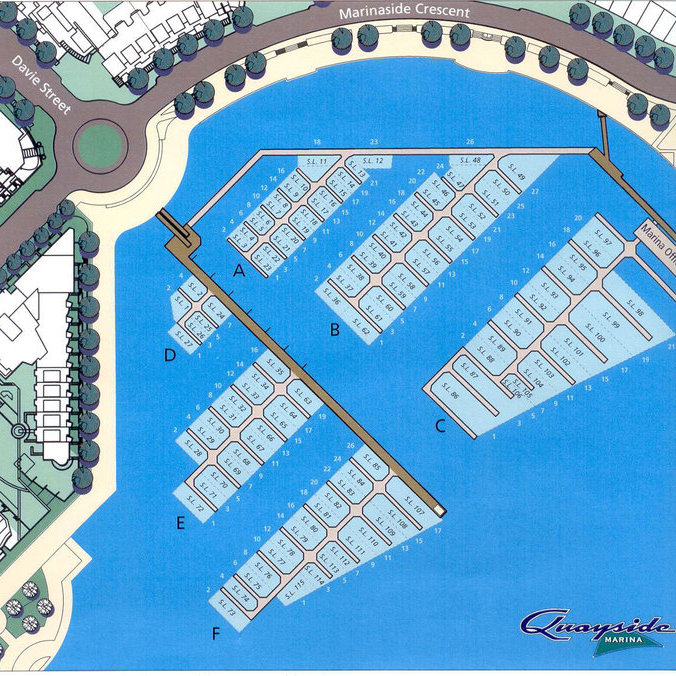 Quayside Marina location map 1