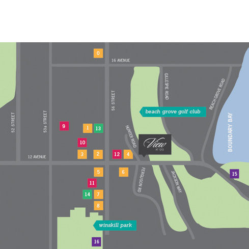 The View at 1212 location map 1