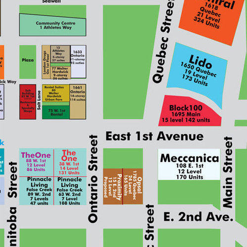 The One location map 3