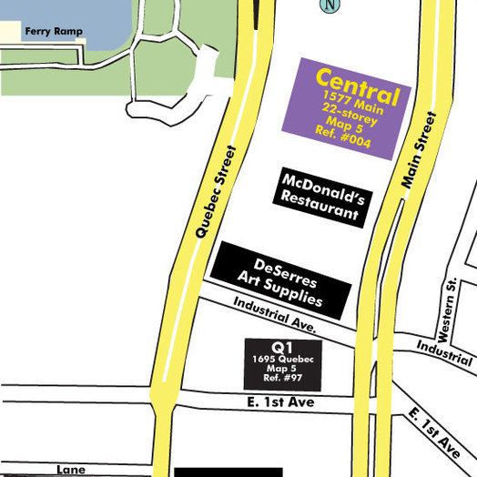 Central location map 1