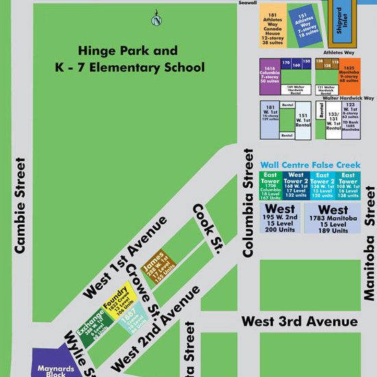 Tower Green At West location map 2