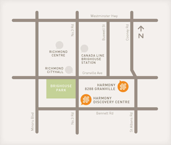 Harmony location map 2