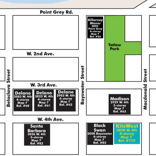 KitsWest location map 1