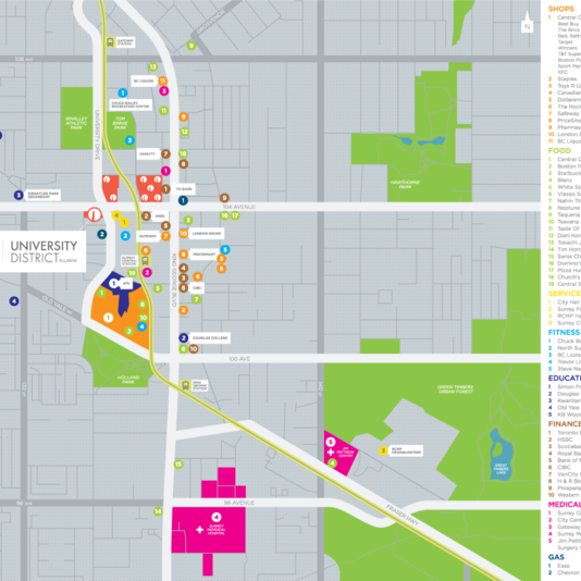 University District - Alumni Tower location map 2