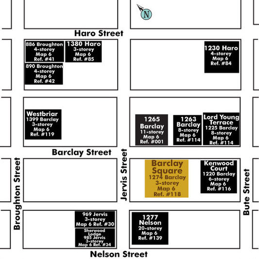 Barclay Square location map 1