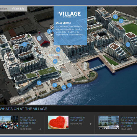 Village on False Creek - 160 Athletes location map 3