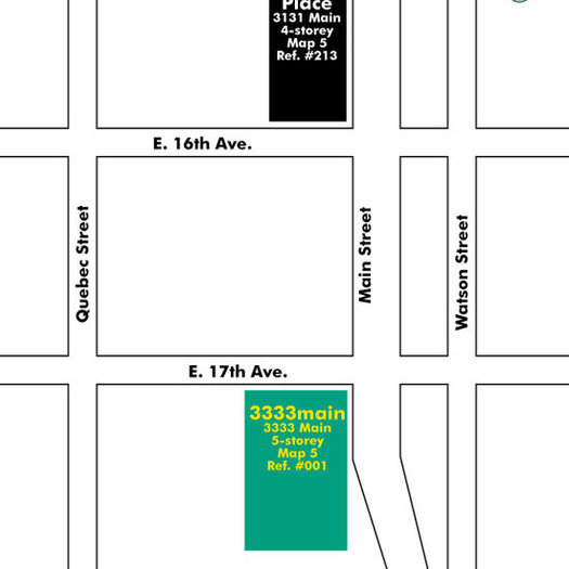 3333 Main location map 1