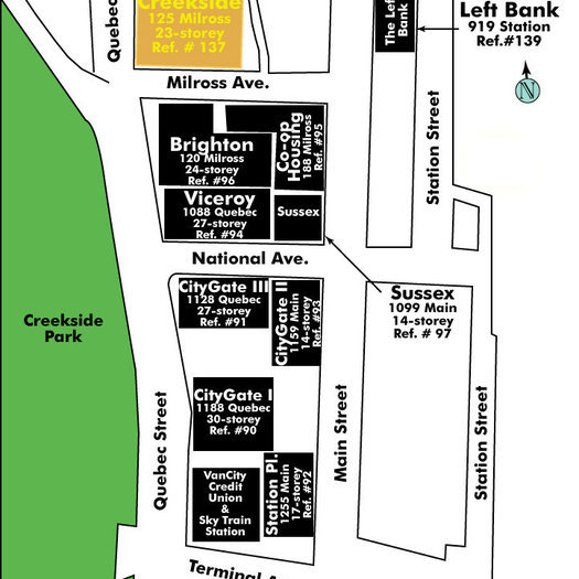 Creekside location map 1