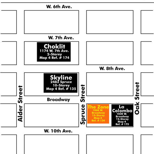 The Zone location map 1