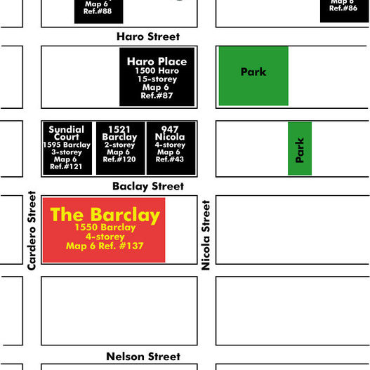 The Barclay location map 1