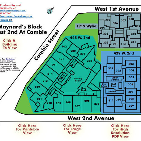 Maynards Block location map 1