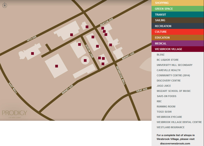 Prodigy location map 10