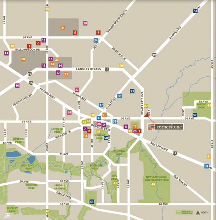 Cornerstone location map 1