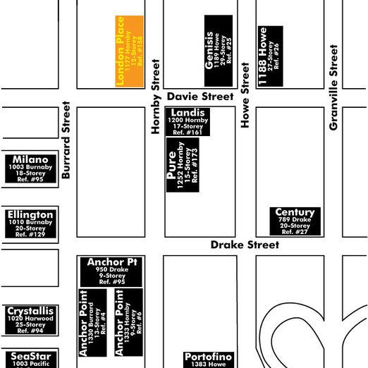 London Place location map 2