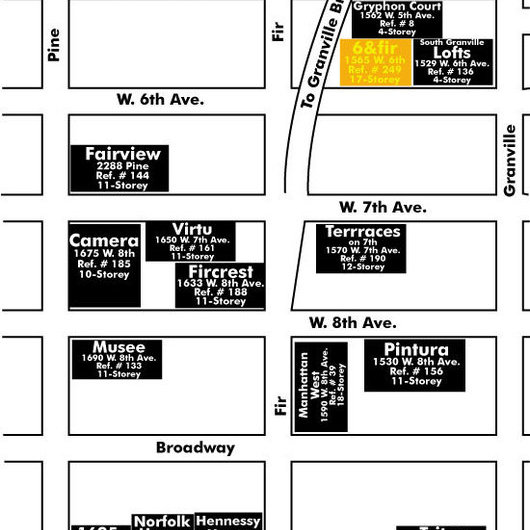 Sixth And Fir location map 1