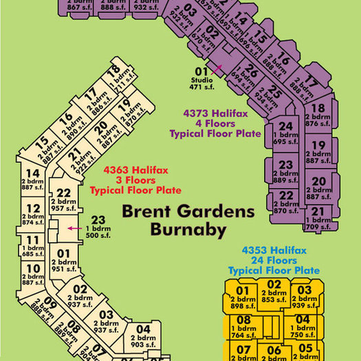Brent Gardens location map 1