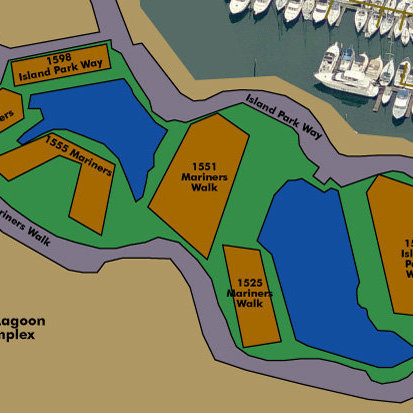 The Lagoons location map 1