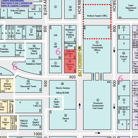 Chancery Place location map 1