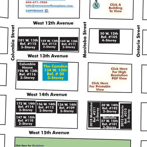 The Camden location map 1
