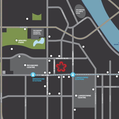 Quintet Tower B location map 1