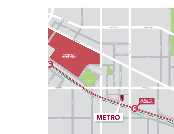Metro location map 1