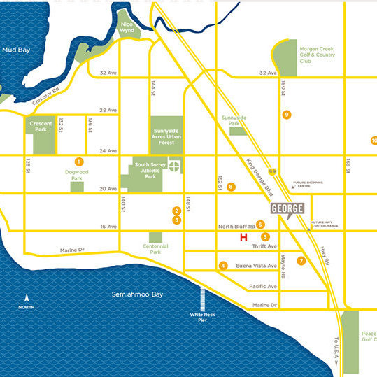 GEORGE location map 1