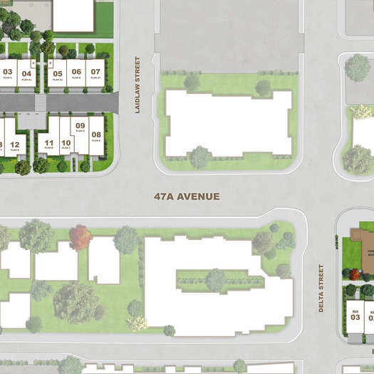Village Gardens location map 1