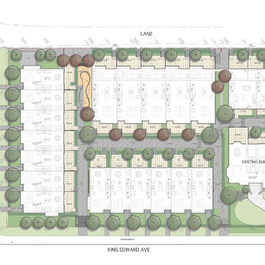 King Edward Green location map 2