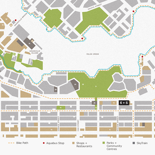 Sixth + Willow location map 2