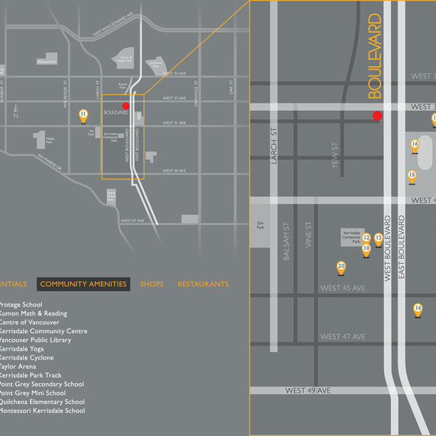 Boulevard Private Residences location map 2
