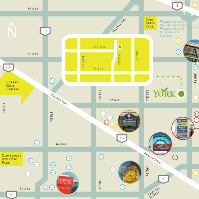 York location map 2