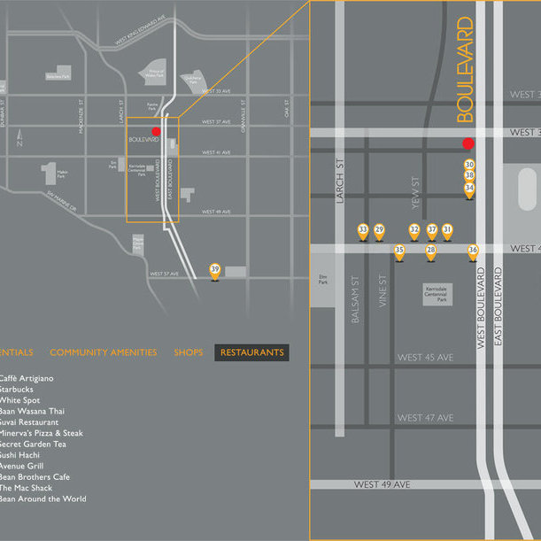Boulevard Private Residences location map 4