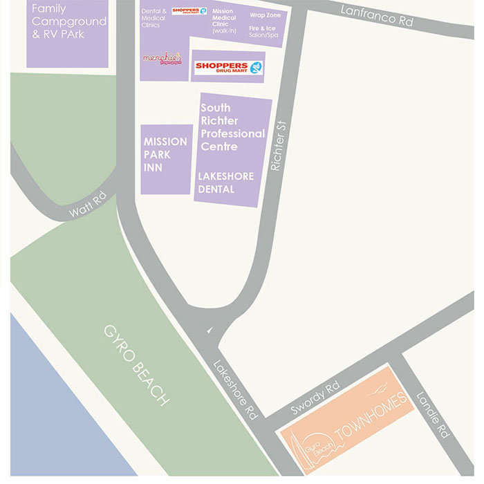 Gyro Beach Townhomes location map 1