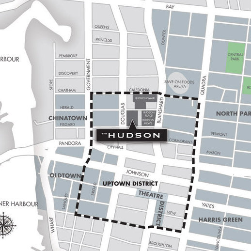 The Hudson location map 1