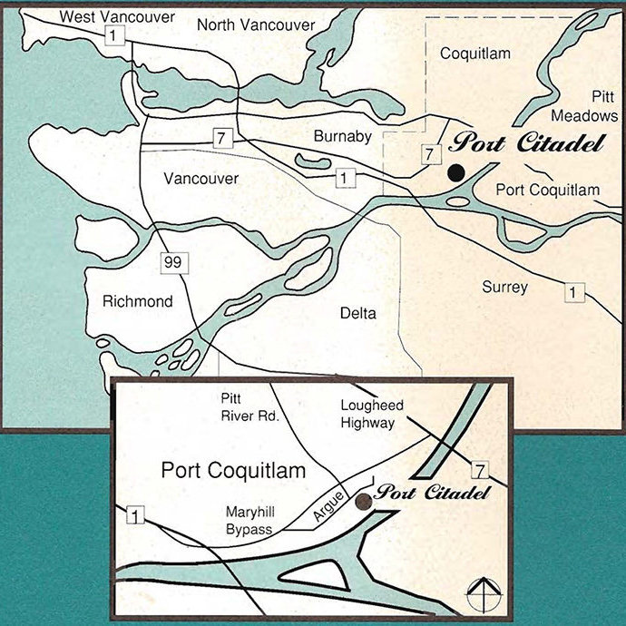Port Citadel Landing location map 1