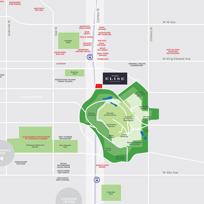 Parc Elise South Building location map 2