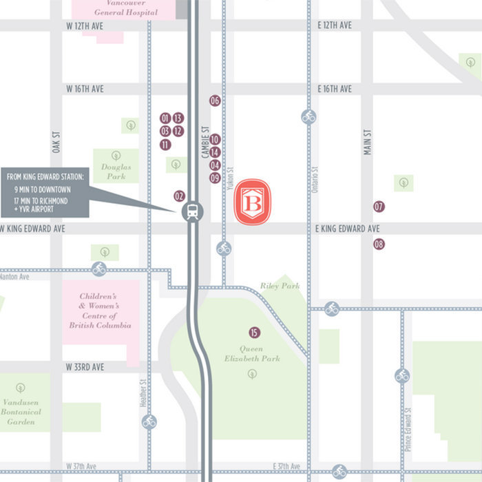 Bennington House location map 1