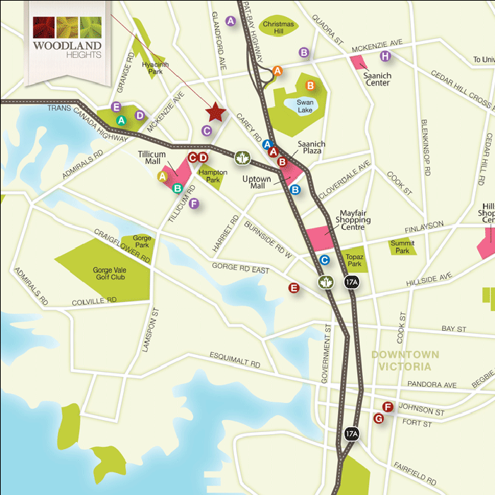 Woodland Heights location map 2