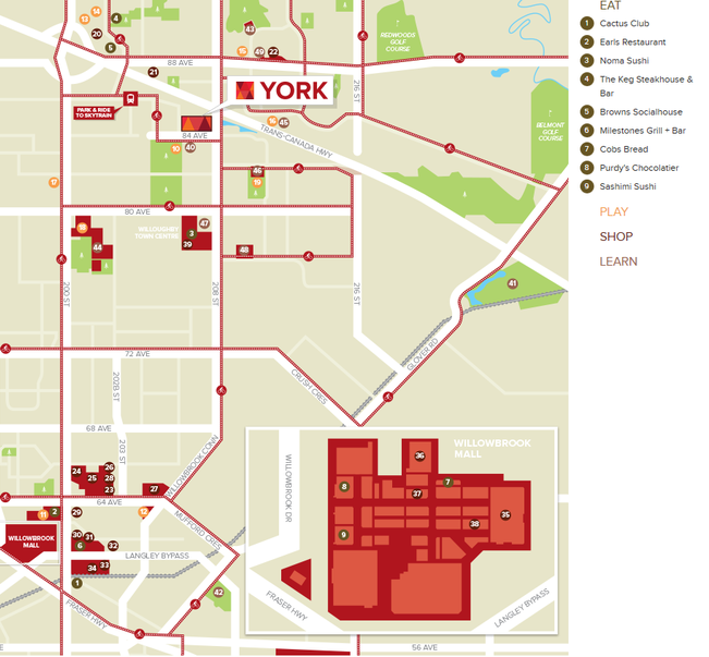 York by Mosaic location map 1