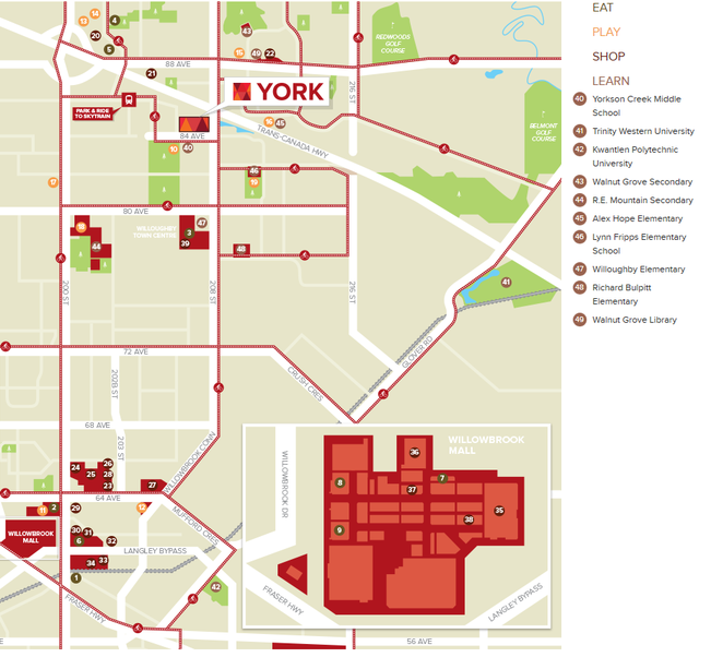York by Mosaic location map 2