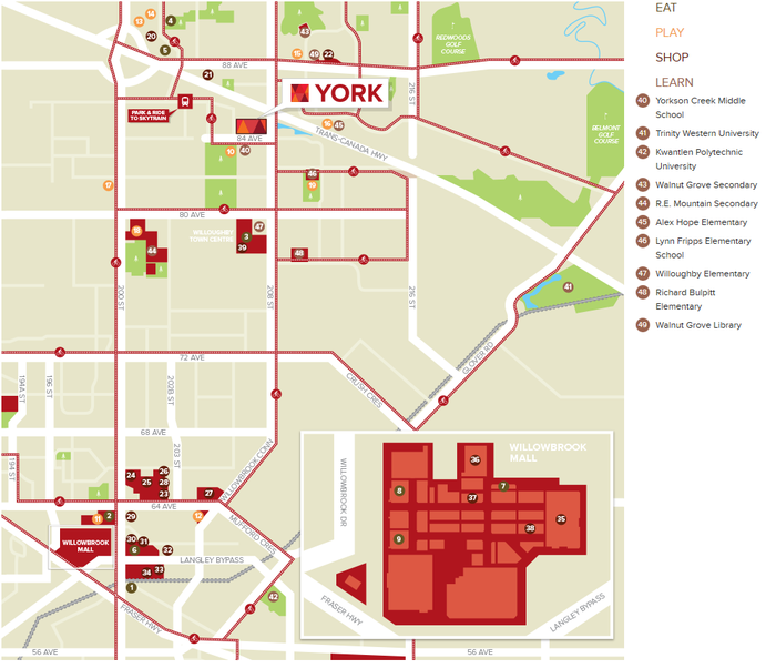 York by Mosaic location map 2