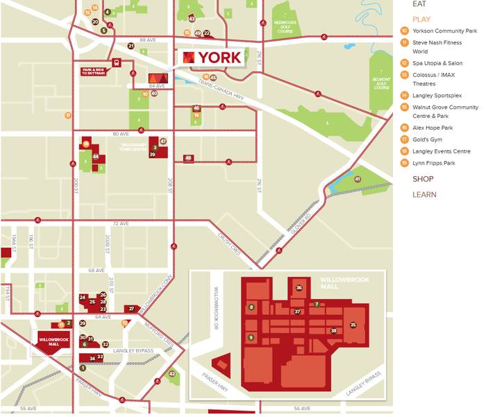 York by Mosaic location map 3