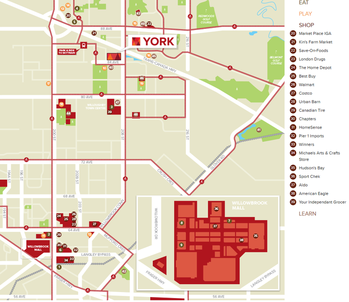 York by Mosaic location map 4