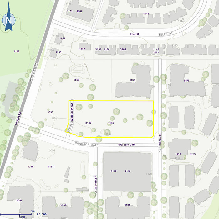 Bradley House location map 1